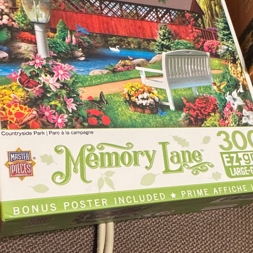 Memory Lane 300-Piece Puzzle EZ-grip Large grand countryside park master pieces - Picture 10 of 10